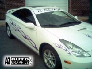 AZ Auto Graphics Flame Design vinyl graphic