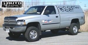 AZ Auto Graphics Flame Design vinyl graphic