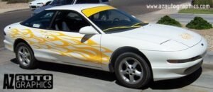 AZ Auto Graphics Flame Design vinyl graphic