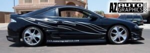 AZ Auto Graphics Flame Design vinyl graphic