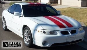 AZ Auto Graphics Racing Stripes vinyl graphic