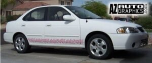 AZ Auto Graphics Racing Stripes vinyl graphic