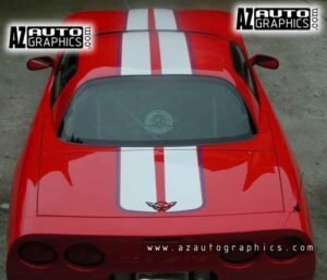 AZ Auto Graphics Racing Stripes vinyl graphic