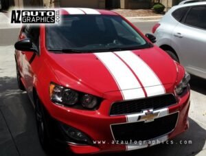 AZ Auto Graphics Racing Stripes vinyl graphic