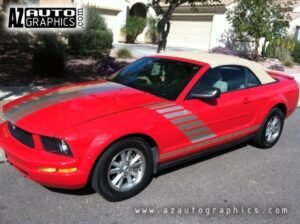 AZ Auto Graphics Racing Stripes vinyl graphic