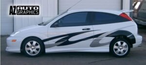 AZ Auto Graphics Stripe Design vinyl graphic
