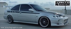 AZ Auto Graphics Stripe Design vinyl graphic