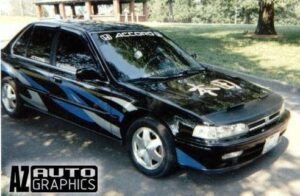 AZ Auto Graphics Stripe Design vinyl graphic