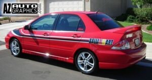 AZ Auto Graphics Stripe Design vinyl graphic