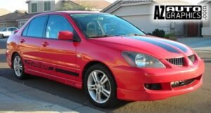 AZ Auto Graphics Stripe Design vinyl graphic