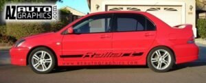 AZ Auto Graphics Stripe Design vinyl graphic