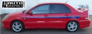 AZ Auto Graphics Stripe Design vinyl graphic